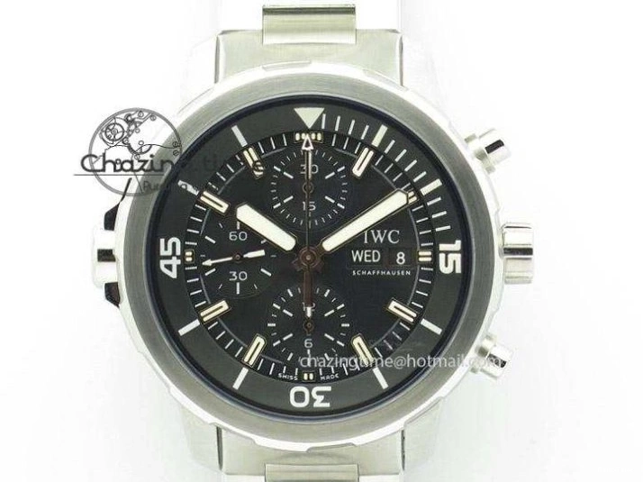 MIROTIME 0104 EasyMatch Aquatimer Automatic IW329004 V6F 1:1 Best Edition Blue Dial On SS Bracelet MIYOTA 7224